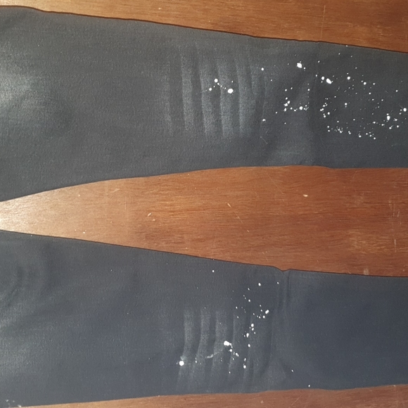 Boohoo Jeans Boohooman Black Paint Splatter Jeans Poshmark